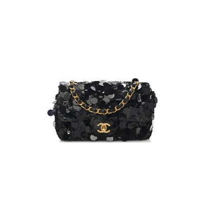 CHANEL 23P MINI FLAP BAG AS3523 B08930 (21*14*8cm)